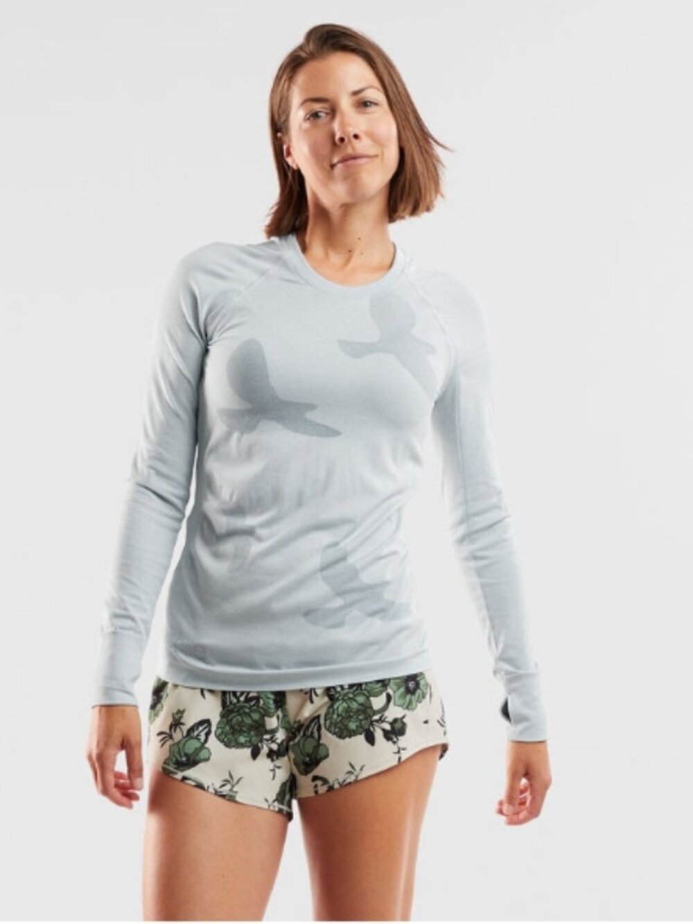 Like New! OISELLE Wings Out Long Sleeve Top in Orange in Size S